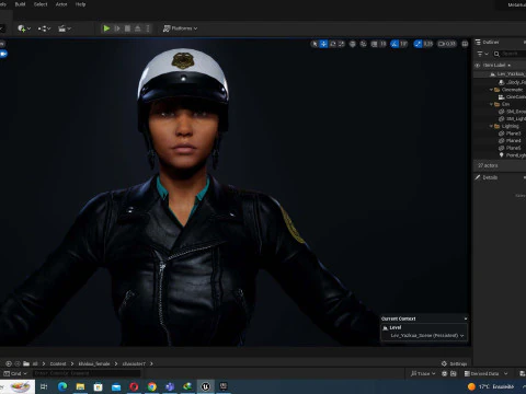 Kalii - Police Attire 3D Model