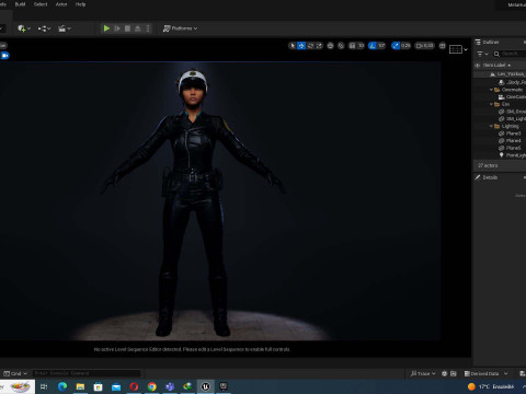 Kalii - Police Attire 3D मॉडल