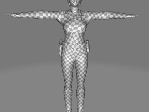 Kalii - Police Attire 3D Model