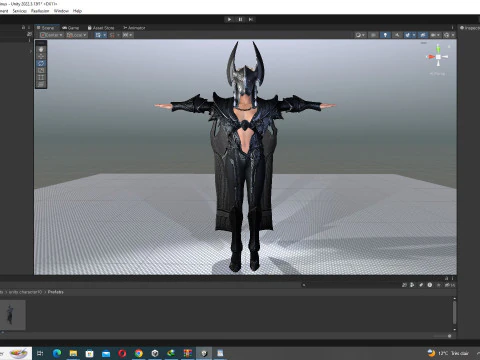 カーリー - 古代の神の鎧を備えた神の守護者 3Dモデル
