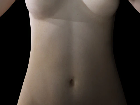 Ava - Realistic Woman Prefect Base Shape 3D Model