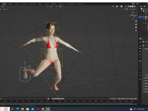 Ava - Realistic Woman Prefect Base Shape 3D 모델
