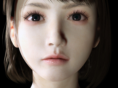 Rin - Realistic Asian Girl Hd 3D 模型