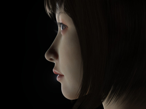 Rin - Realistic Asian Girl Hd 3D 模型
