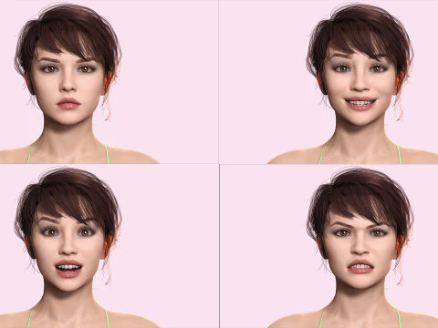 Nora - garota de biqu&iacute;ni Modelo 3D