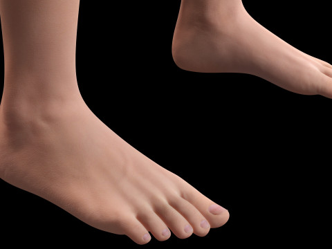 Nora - Girl In Bikini Model 3D