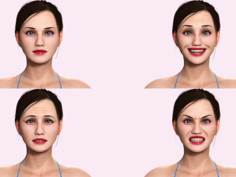 Farah -Realistic Middle Age Women 3D Model