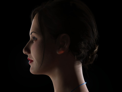 Farah -Realistic Middle Age Women Model 3D