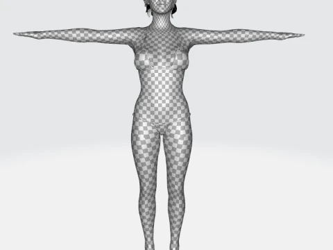 Farah -Realistic Middle Age Women 3D Model