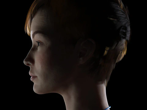 Mariya - Realistic Skinny Woman Base Mesh 3D Model