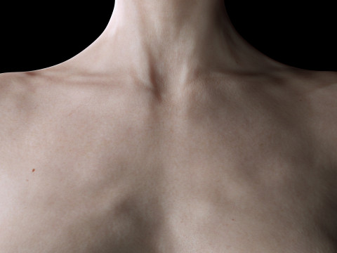 Mariya - Realistic Skinny Woman Base Mesh Modelo 3D