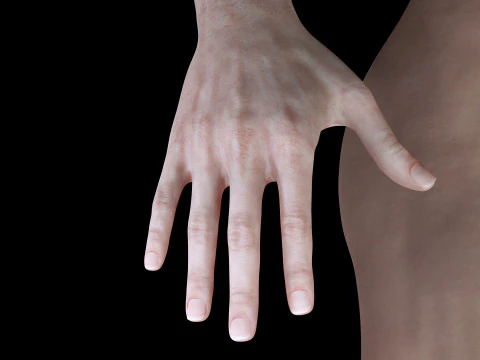 Mariya - Realistic Skinny Woman Base Mesh 3D Model
