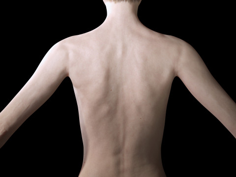 Mariya - Realistic Skinny Woman Base Mesh Modelo 3D