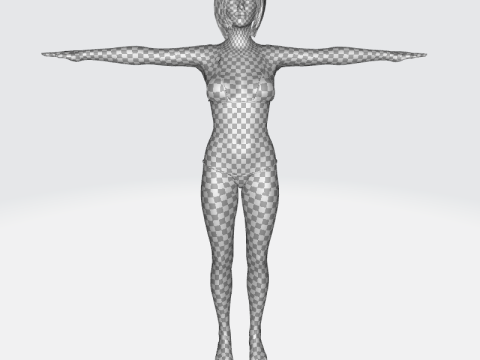 Arij - Realistic Red Head Woman Freckles Model 3D