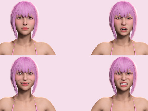 Nara - Realistic Kpop Girl Famous Singer Modelo 3D