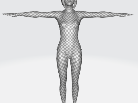 Nara - Realistic Kpop Girl Famous Singer Modelo 3D