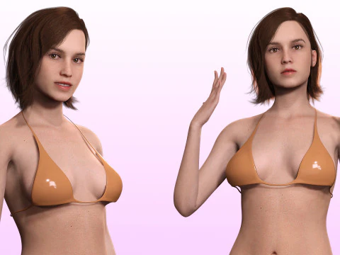 Sabrina -Realistic Woman Hd 4K 3D Model