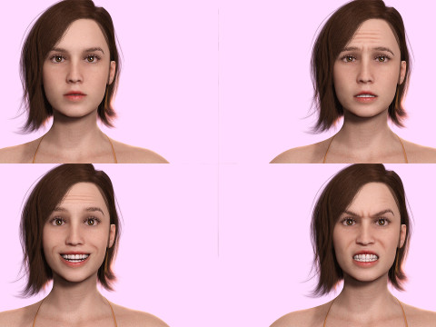 Sabrina -Realistic Woman Hd 4K 3D Model