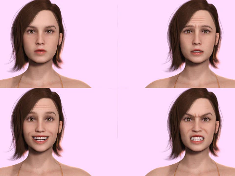 Sabrina -Realistic Woman Hd 4K 3D Model