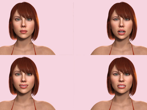 Scarlett- Realistic Woman Hd Ready To Render Modelo 3D