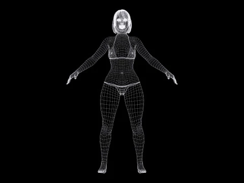 Scarlett- Realistic Woman Hd Ready To Render 3D Model