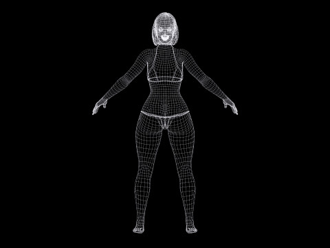 Scarlett- Realistic Woman Hd Ready To Render Modelo 3D