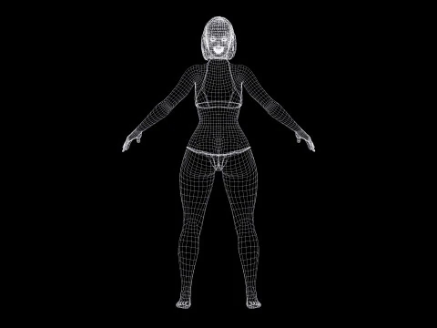 Scarlett- Realistic Woman Hd Ready To Render 3D Model