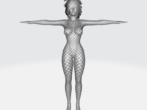 Jia - Realistic Cute Asian Girl 3D 모델