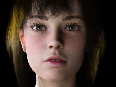 Ella Realistic Woman Ready 3D Model