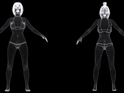 Ella Realistic Woman Ready 3Dモデル