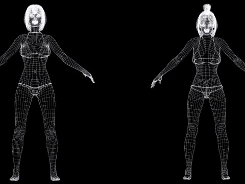 Ella Realistic Woman Ready 3D Model