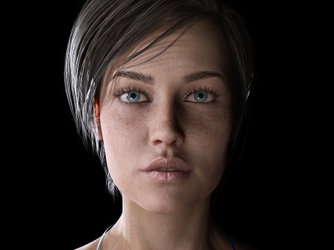 Clara - Realistic Woman Mother Base Shape Modelo 3D
