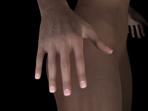 Clara - Realistic Woman Mother Base Shape Modelo 3D