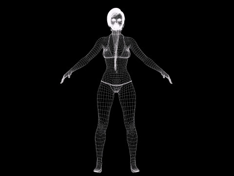 Clara - Realistic Woman Mother Base Shape Modelo 3D