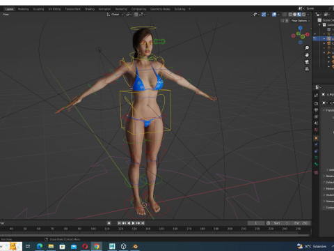 Clara - Realistic Woman Mother Base Shape Modelo 3D