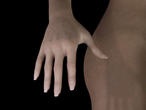 Chloe -Realistic Asian Cute Woman 3D Model