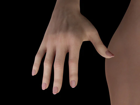 Suzi - Realistic Woman Scanned Texture 3D Model