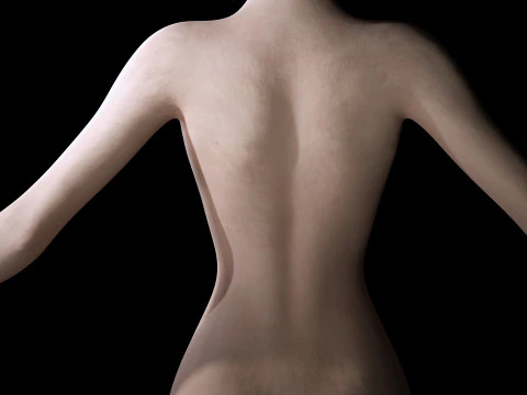Lauren Realistic Girl in bikini Advance Shader 3D Model