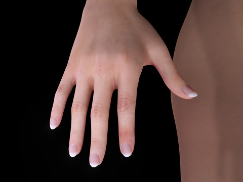 Jumana - Realistic woman Clean Polygonal Modeling 3D Модель