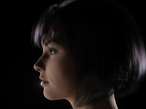 Rosalie - Realistic Curvy Women Modello 3D