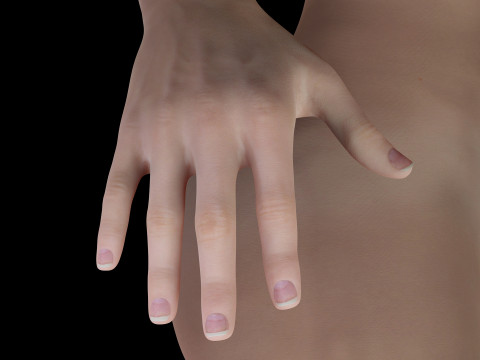 Rosalie - Realistic Curvy Women Modello 3D
