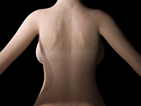 Rosalie - Realistic Curvy Women Modello 3D