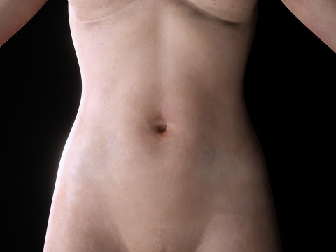 Margaret - Realistic Woman Middle Age HD Texture 3D-Modell