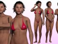 Nagozi - Realistic African Strong Woman 3D Model