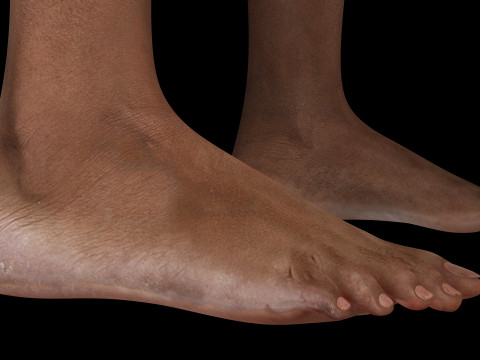 Nagozi - Realistic African Strong Woman Modelo 3D