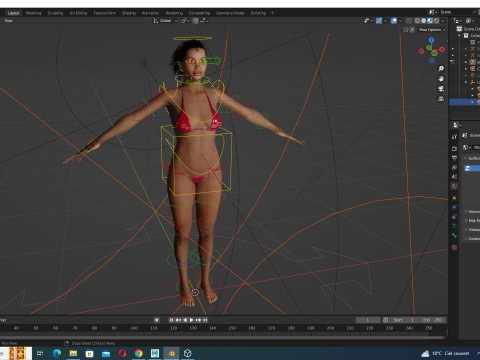 Nagozi - Realistic African Strong Woman Modelo 3D