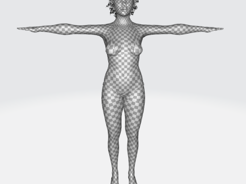 Nagozi - Realistic African Strong Woman Modelo 3D
