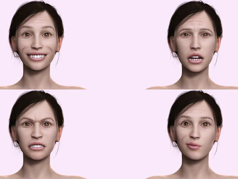 Isabella - Female Base Mesh Realistic Reference 3D Model
