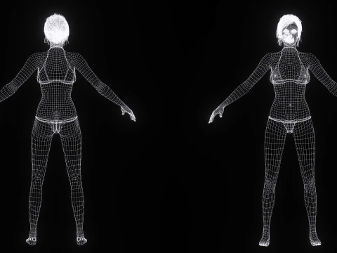 Isabella - Female Base Mesh Realistic Reference 3D Model