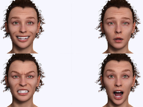 Jacqueline - Realistic Woman Scanned Female Clean 3D Model